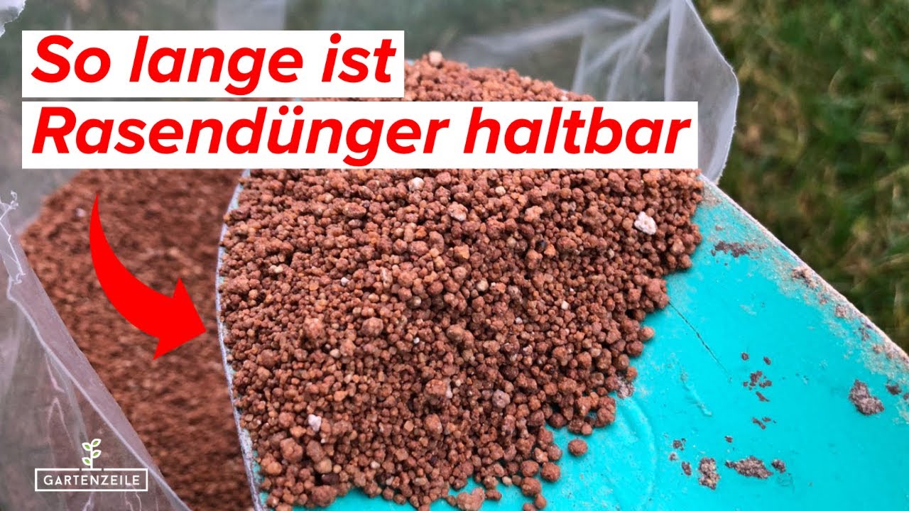 Video: Wie lange ist Rasendünger haltbar?