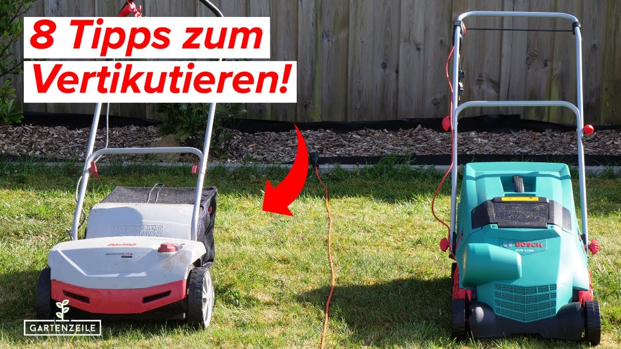 Video: 8 Tipps zum Vertikutieren - GANZ EINFACH und SCHNELL umgesetzt!