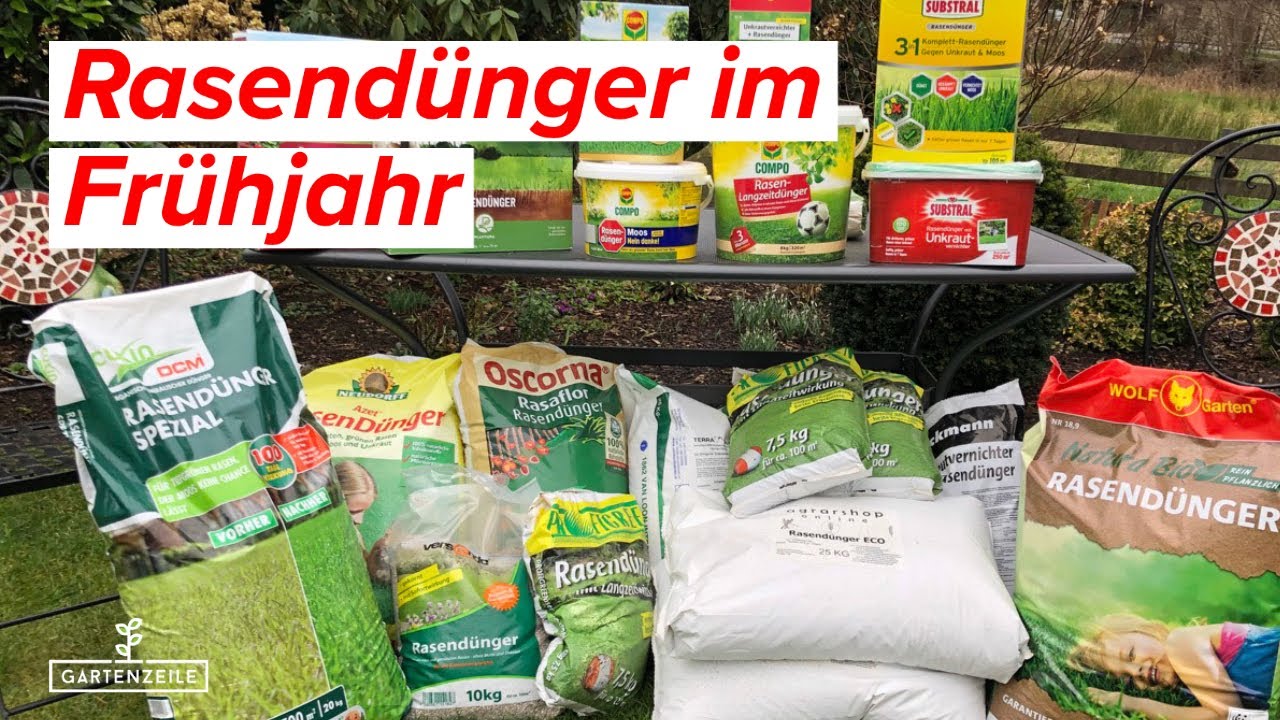 Video: Welche Nährstoffe sind wichtig? - Rasendünger im Frühjahr