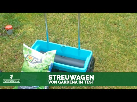 Video: Gardena Streuwagen L im Test