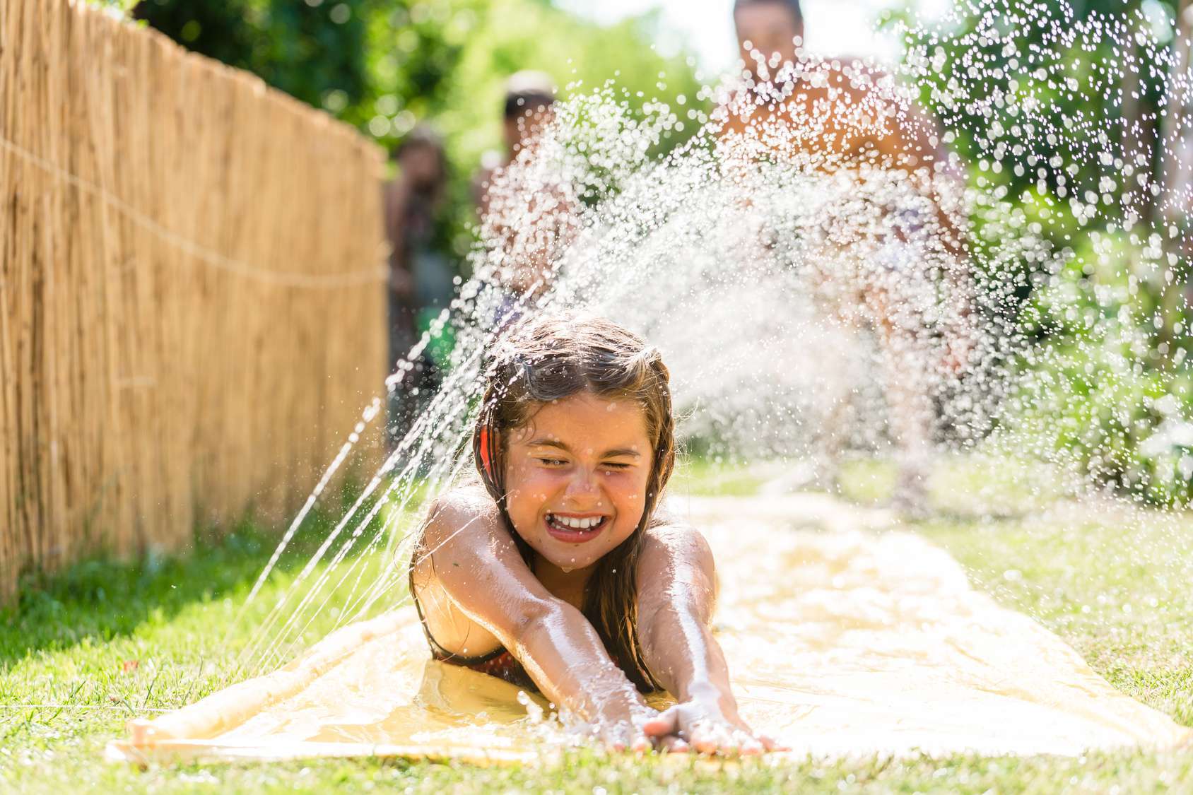 Rasensprenger im Hochsommer